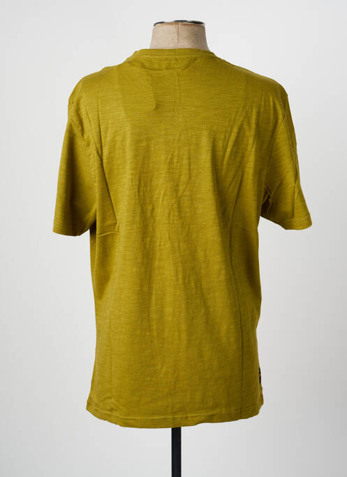 T-shirt coupe droite manches courtes vert DAYTONA homme