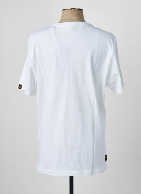 T-shirt coupe droite manches courtes blanc DAYTONA homme