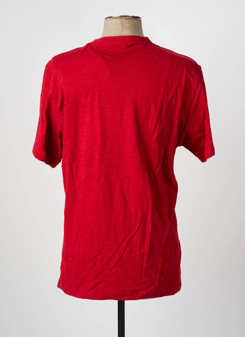 T-shirt coupe droite manches courtes rouge DAYTONA homme