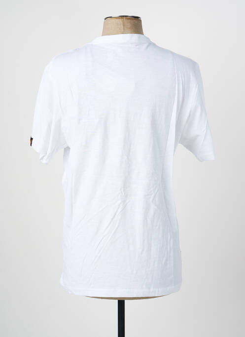 T-shirt coupe droite manches courtes blanc DAYTONA homme