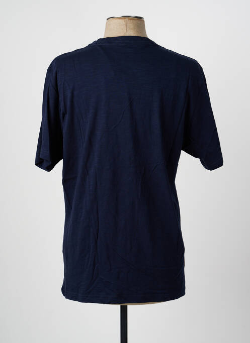 T-shirt coupe droite manches courtes bleu DAYTONA homme
