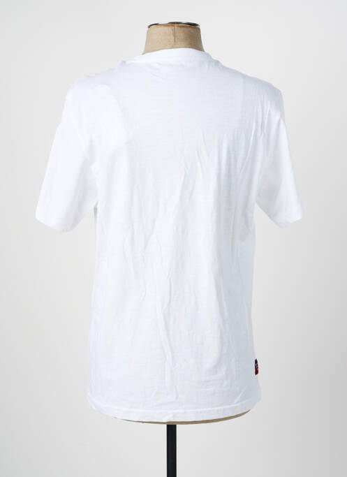 T-shirt coupe droite manches courtes blanc DAYTONA homme