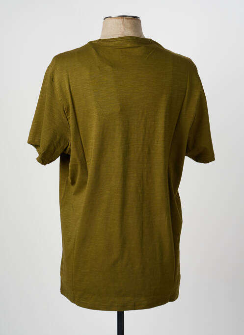 T-shirt stretch manches courtes vert DAYTONA homme