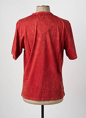T-shirt coupe droite manches courtes rouge DAYTONA homme
