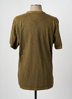 T-shirt coupe droite manches courtes vert DAYTONA homme
