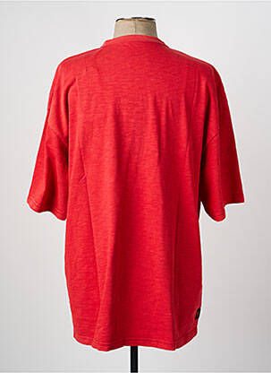 T-shirt tissage jersey manches courtes rouge DAYTONA homme