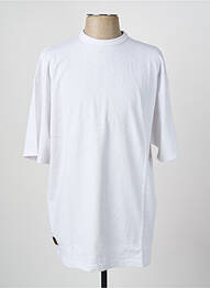 T-shirt tissage jersey manches courtes blanc DAYTONA homme