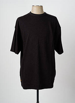 T-shirt tissage jersey manches courtes noir DAYTONA homme