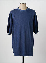 T-shirt tissage jersey manches courtes bleu fonce DAYTONA homme