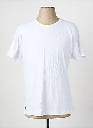 T-shirt stretch manches courtes blanc DAYTONA homme