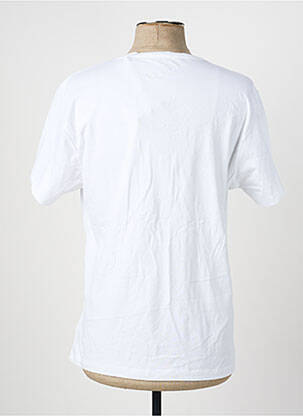 T-shirt stretch manches courtes blanc DAYTONA homme