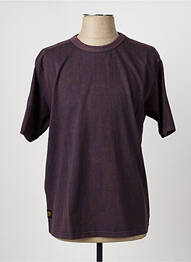 T-shirt coupe droite manches courtes violet DAYTONA homme