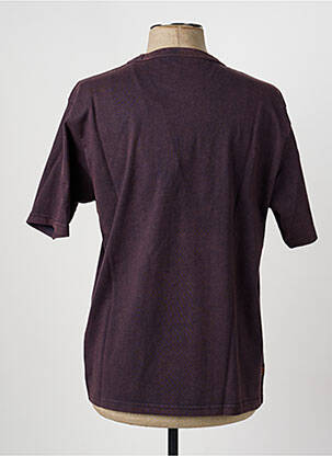 T-shirt coupe droite manches courtes violet DAYTONA homme