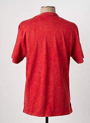 T-shirt coupe droite manches courtes rouge DAYTONA homme