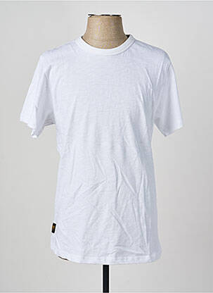 T-shirt coupe droite manches courtes blanc DAYTONA homme