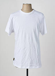 T-shirt coupe droite manches courtes blanc DAYTONA homme