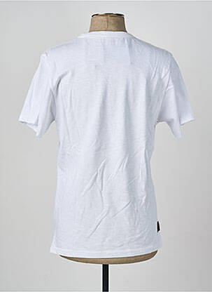 T-shirt coupe droite manches courtes blanc DAYTONA homme