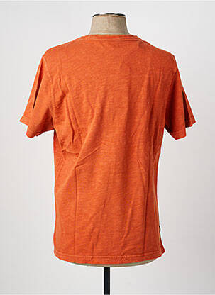 T-shirt coupe droite manches courtes orange DAYTONA homme