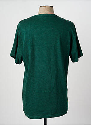 T-shirt coupe droite manches courtes vert DAYTONA homme