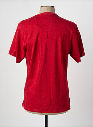 T-shirt coupe droite manches courtes rouge DAYTONA homme