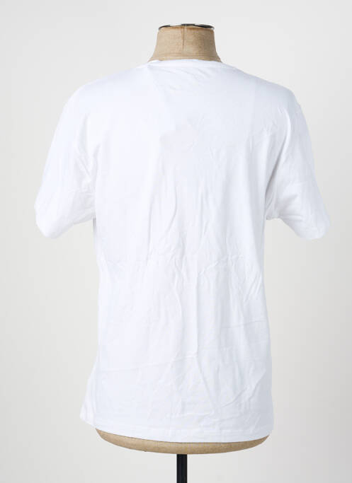 T-shirt stretch manches courtes blanc DAYTONA homme