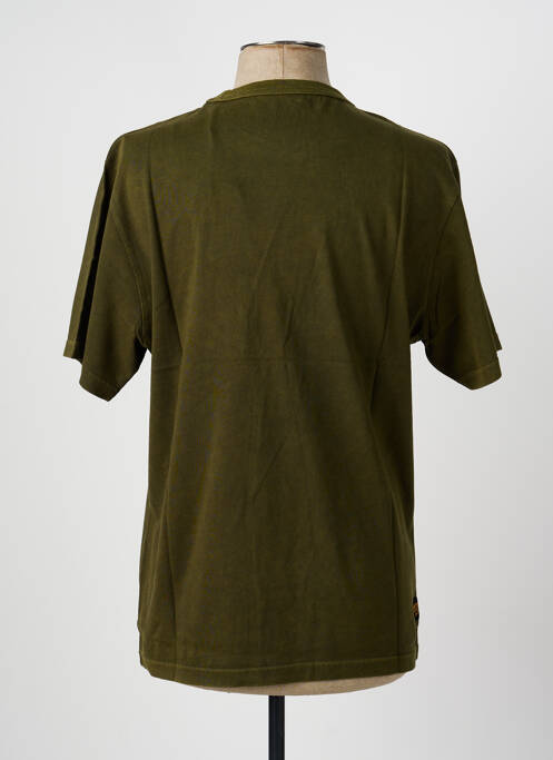 T-shirt coupe droite manches courtes vert DAYTONA homme