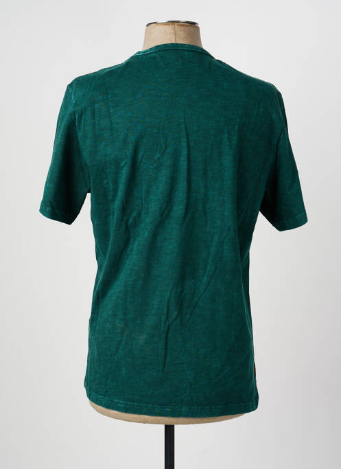 T-shirt coupe droite manches courtes vert DAYTONA homme