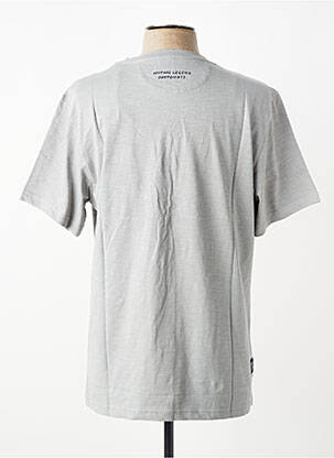 T-shirt coupe droite manches courtes gris DAYTONA homme