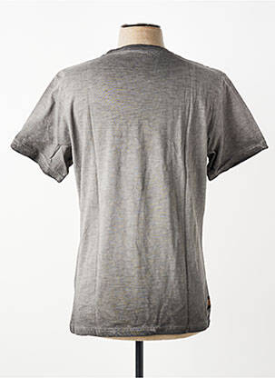 T-shirt stretch manches courtes gris DAYTONA homme
