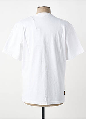 T-shirt coupe droite manches courtes blanc DAYTONA homme