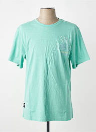 T-shirt broderie manches courtes vert DAYTONA homme