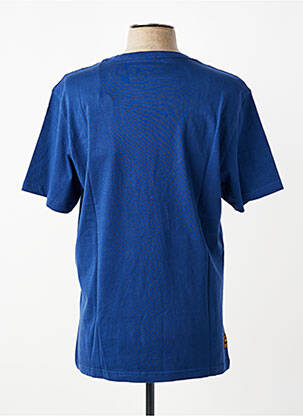 T-shirt coupe droite manches courtes bleu DAYTONA homme