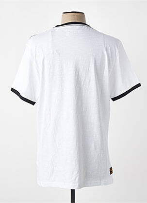T-shirt coupe cintrée manches courtes blanc DAYTONA homme