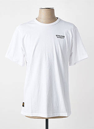 T-shirt coupe droite manches courtes blanc DAYTONA homme