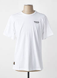 T-shirt coupe droite manches courtes blanc DAYTONA homme