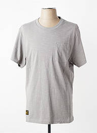 T-shirt stretch manches courtes gris DAYTONA homme