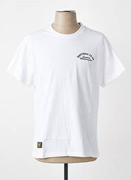 T-shirt stretch manches courtes blanc DAYTONA homme