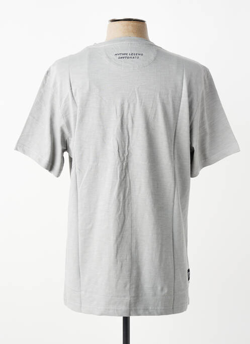 T-shirt coupe droite manches courtes gris DAYTONA homme