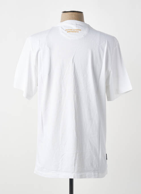 T-shirt coupe droite manches courtes blanc DAYTONA homme