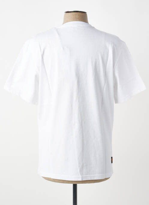 T-shirt coupe droite manches courtes blanc DAYTONA homme