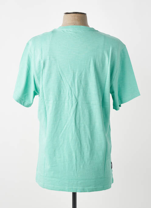 T-shirt broderie manches courtes vert DAYTONA homme