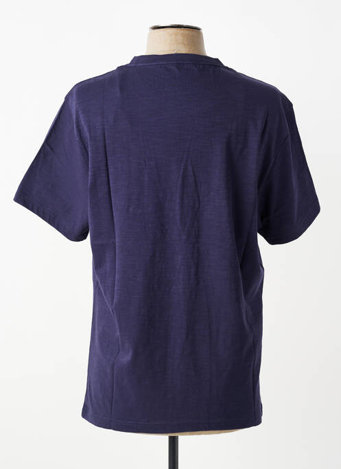 T-shirt stretch manches courtes bleu DAYTONA homme