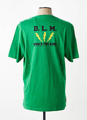 T-shirt coupe droite manches courtes vert DAYTONA homme