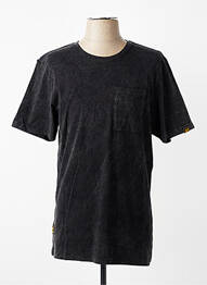 T-shirt stretch manches courtes noir DAYTONA homme