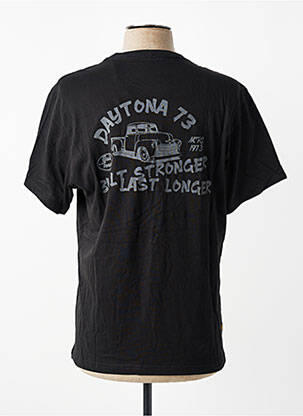 T-shirt coupe cintrée manches courtes noir DAYTONA homme
