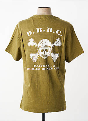 T-shirt stretch manches courtes vert DAYTONA homme