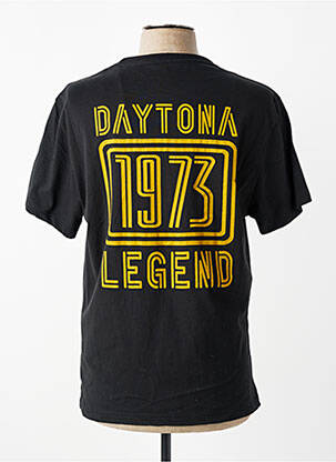 T-shirt stretch manches courtes noir DAYTONA homme