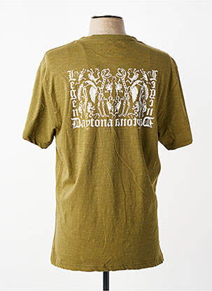 T-shirt stretch manches courtes vert DAYTONA homme