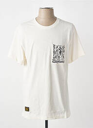 T-shirt stretch manches courtes blanc DAYTONA homme