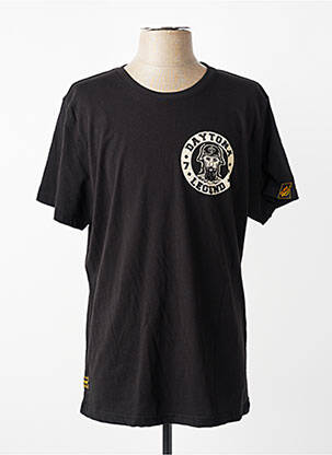 T-shirt coupe droite manches courtes noir DAYTONA homme